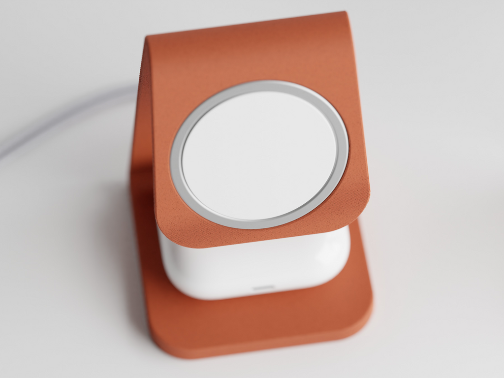 Minimalist Phone Stand for AirPods and MagSafe (USB-C)