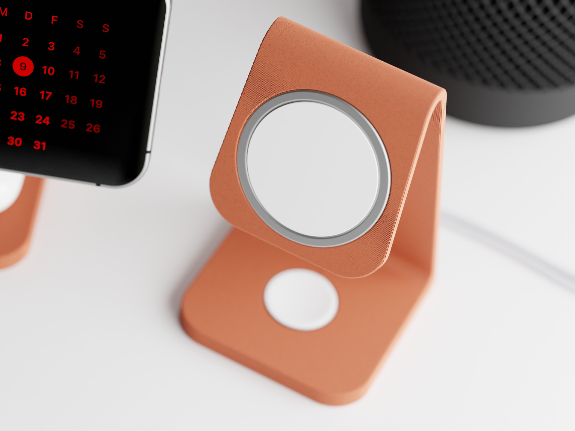 Minimalist Phone Stand for AirPods and MagSafe (USB-C)