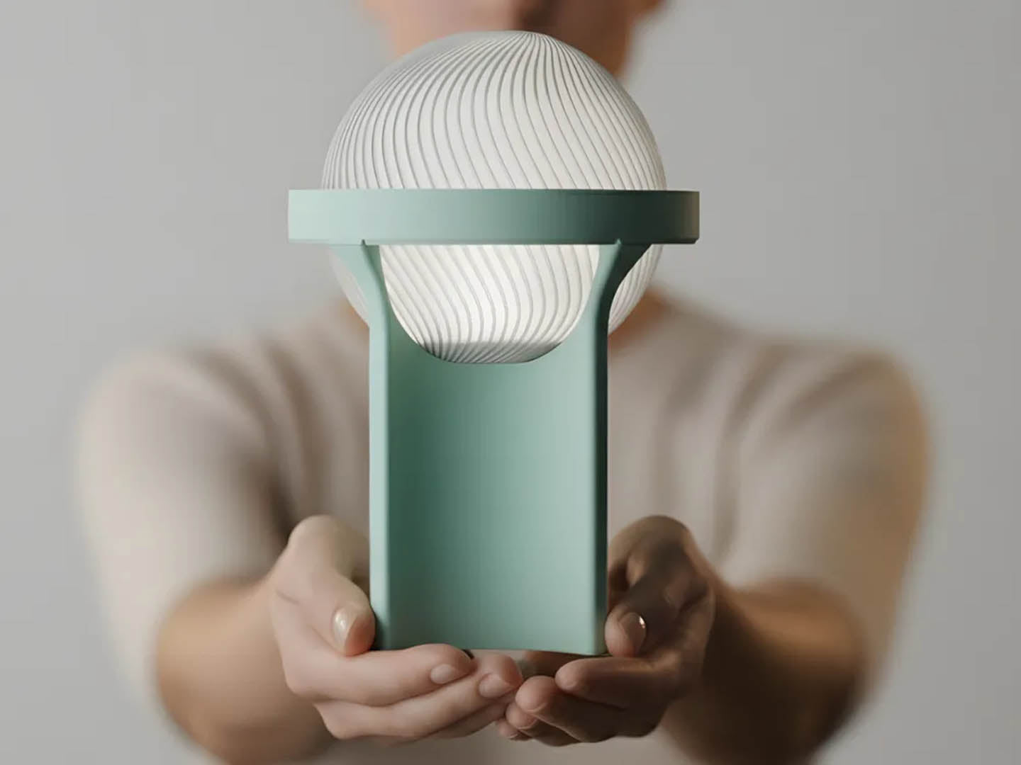 Modern Sphere Tealight Lamp
