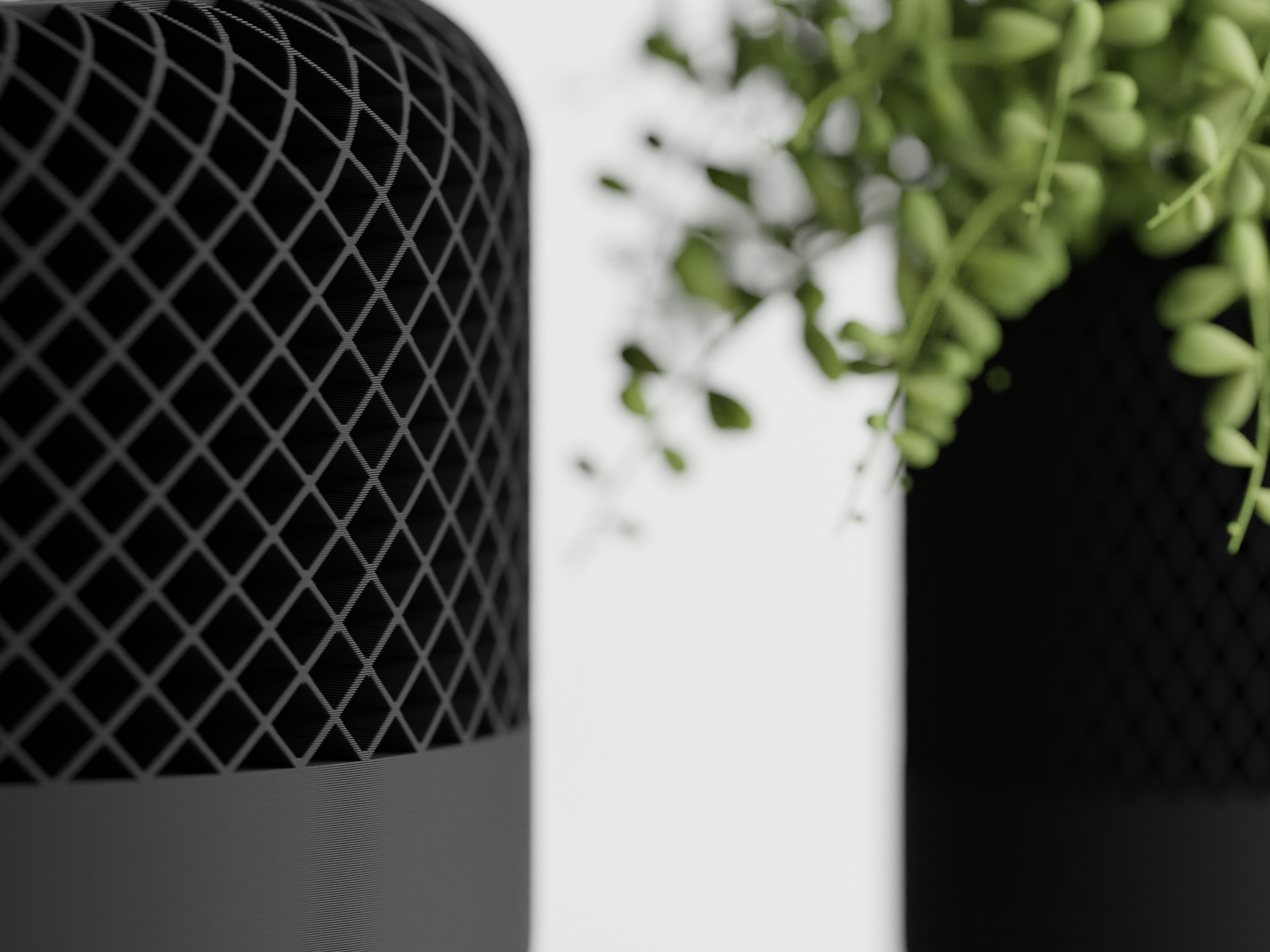 Modern Apple Home Pod Style Plant Pot Vases