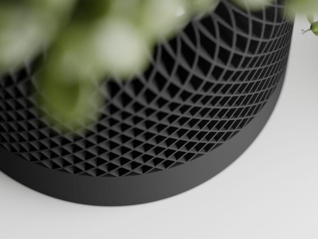 Modern Apple Home Pod Style Plant Pot Vases